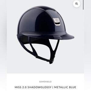 Samshield Glossy Navy Riding Helmet